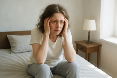 a woman with schizophrenia